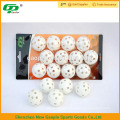 golf accessorie,white hollow plastice golf ball